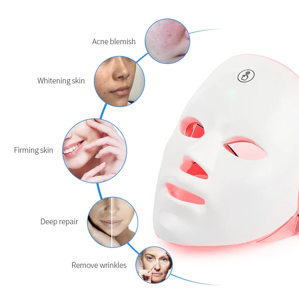 Elixia 7-Color LED Light Therapy Mask