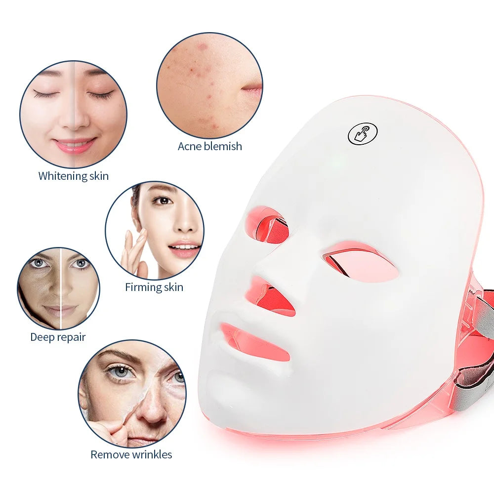 Elixia 7-Color LED Light Therapy Mask